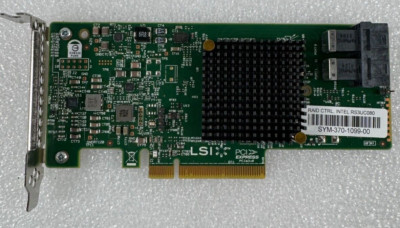 LSI Intel RS3UC080 12Gb/s PCIe x8 Gen3 SAS RAID Module Controller Low Profile