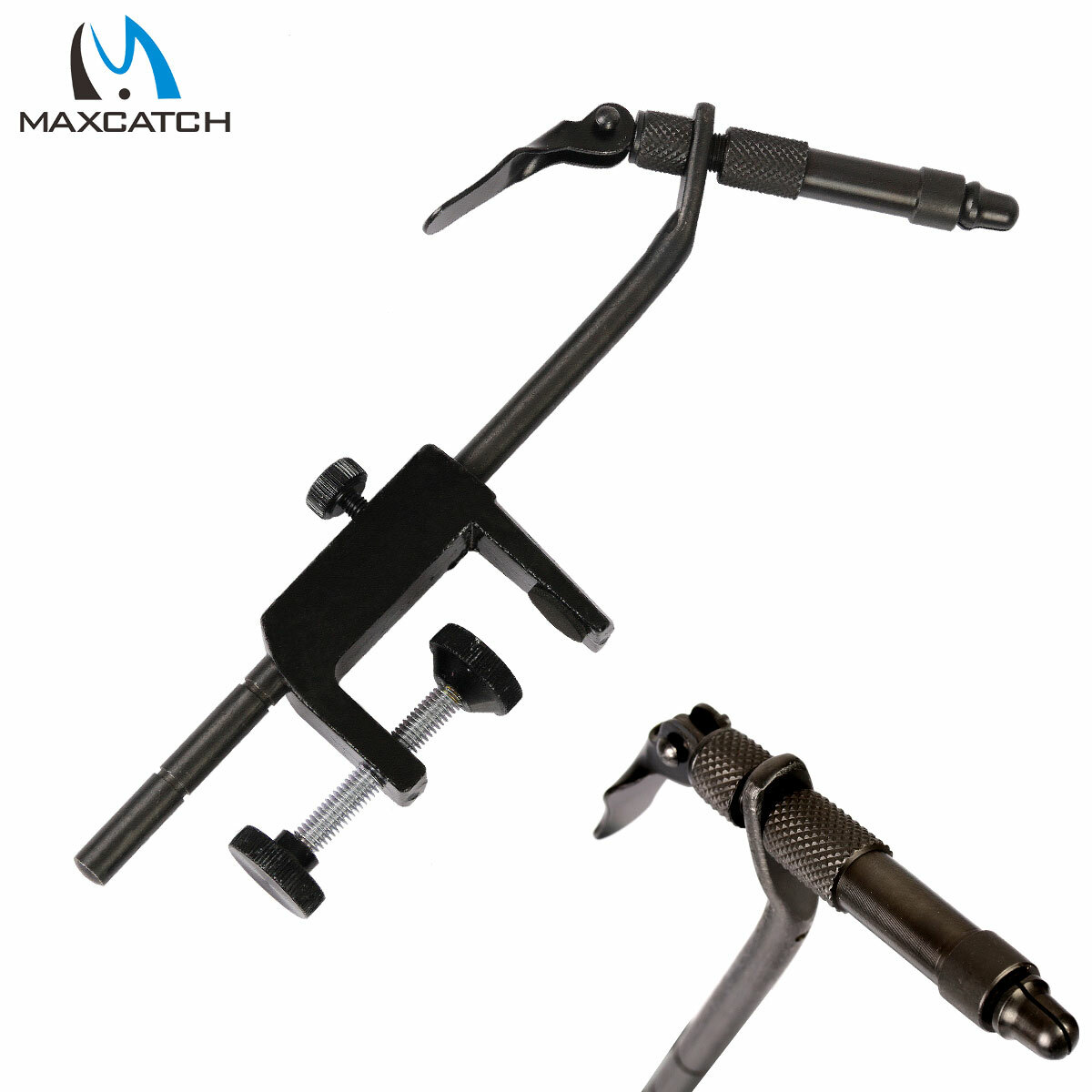 Maxcatch Vice rotatif C-Clamp pour assemblage de mouche Maxcatch Vice rotatif C-Clamp pour assemblage de mouche