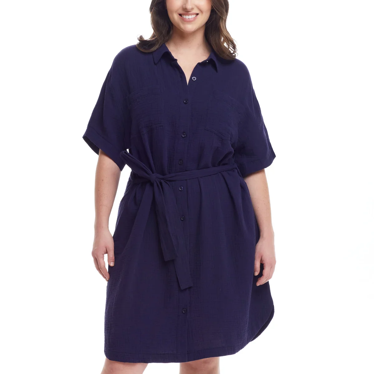 knee length dresses for ladies Double Gauze Cream Maxi Dress – Moa main image 0