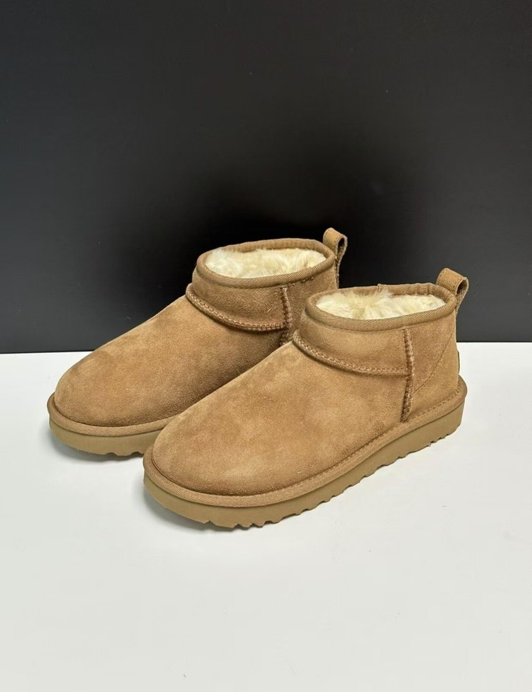 US Women's Shoes UGG CLASSIC ULTRA MINI Sheepskin Ankle Boots