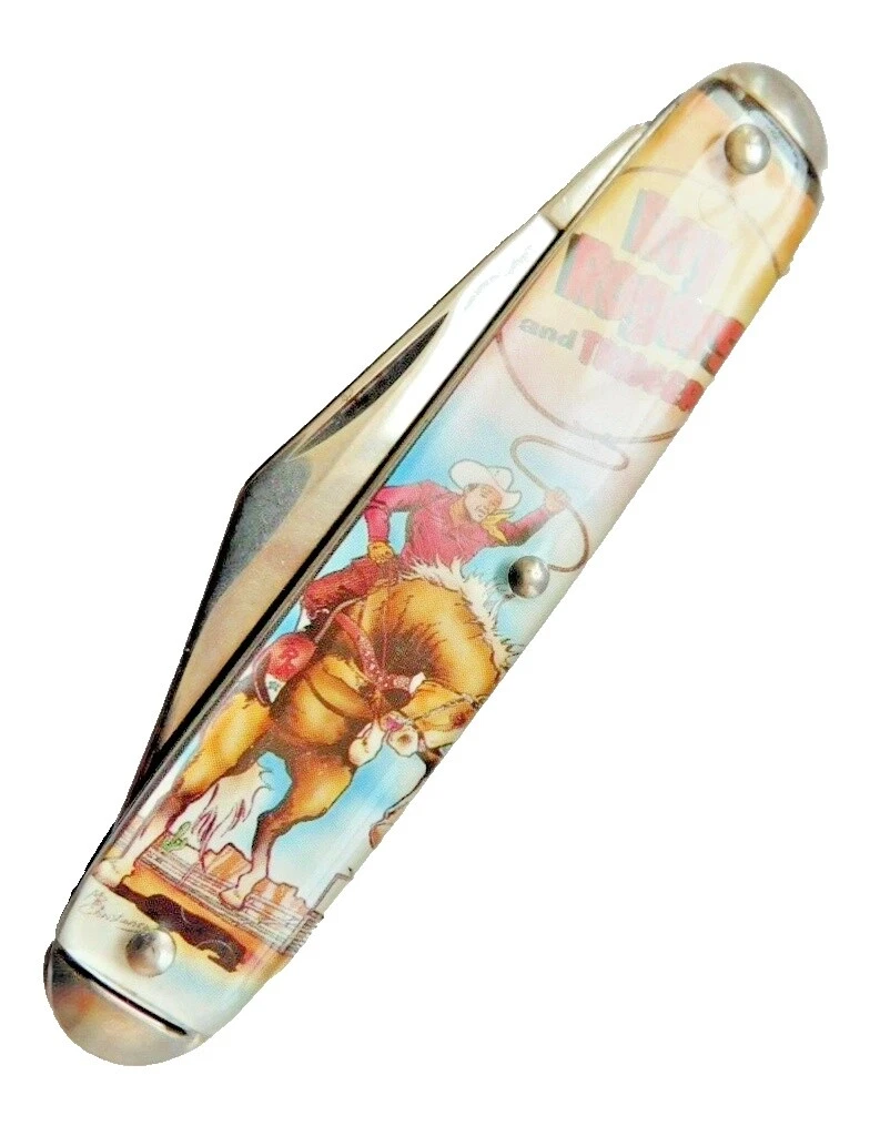 Navaja destornillador de cuchillos plegables Vintage de colección