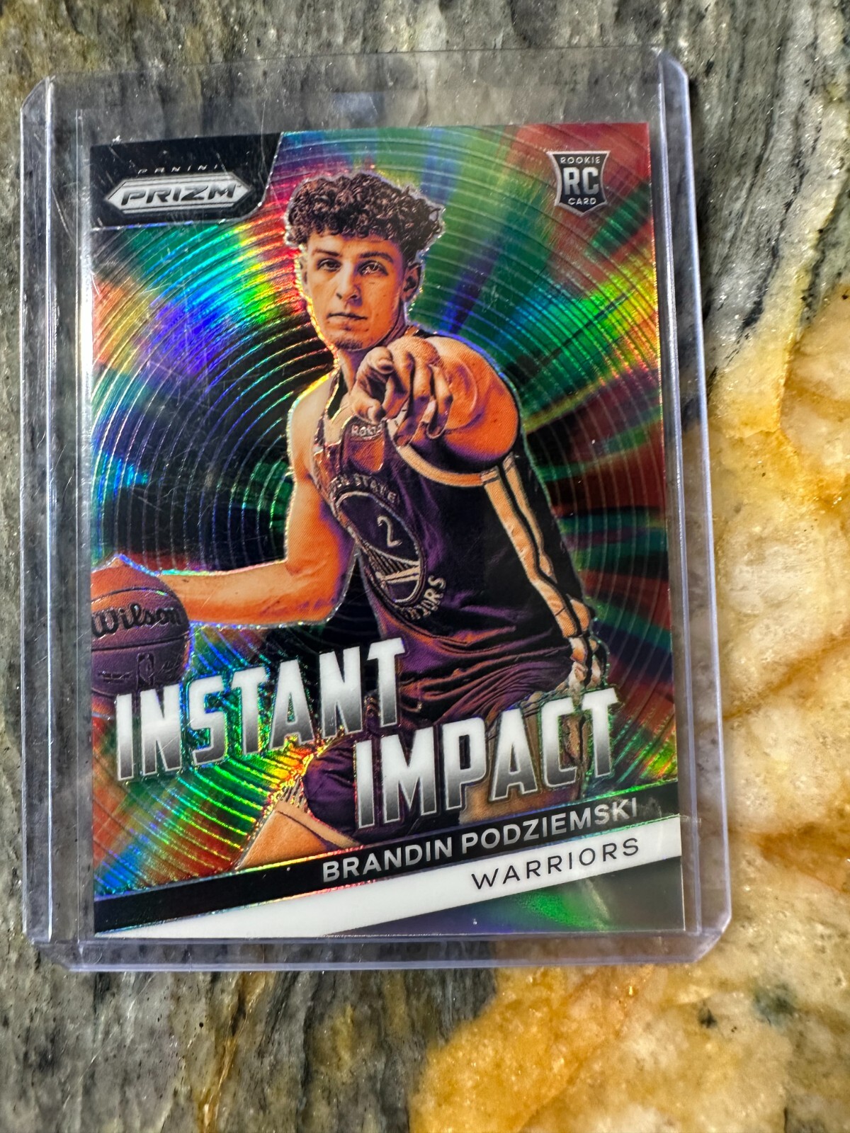 2023-24 Panini Prizm - Instant Impact Brandin Podziemski #25 (RC)