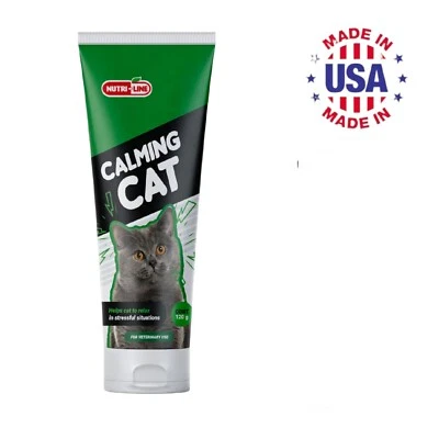 NUTRI-LINE Calming Cat Gel Supplement 120G (4.23oz) Calming Care For Cats/Gatos