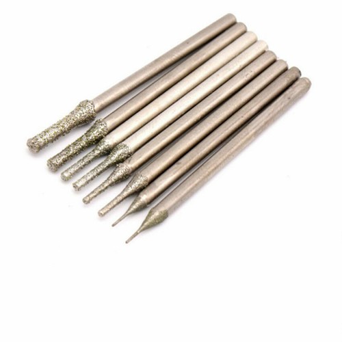 Mini Diamond Coated 80# Grinding Drill Bits for Jewelry Glass Punch 0.4mm to 3mm - Picture 5 of 5