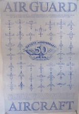Air Guard Fiftieth Anniversary Air National Guard 1947-1997 Heavy Stock VGUC