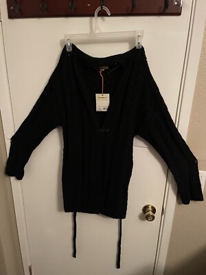 Womens Belted Cardigan Knox Rose Black And A Sleeveless Dress Sweater Dress  | eBay