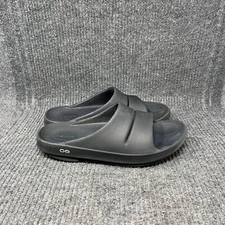 OOFOS OOahh Recovery Slide Sandals Black Men’s Size 10 / Women’s 12