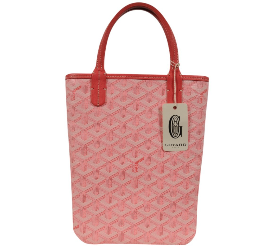 Goyard Rose Pink Poitiers Mini Tote Top Handle Limited Edition