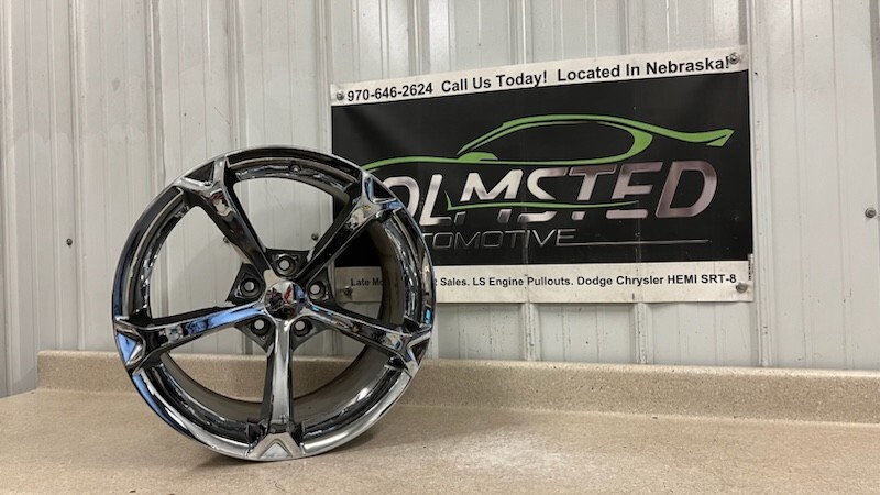 Corvette C6 Grand Sport Chrome OEM GM Factory Rear Wheel 19x12  