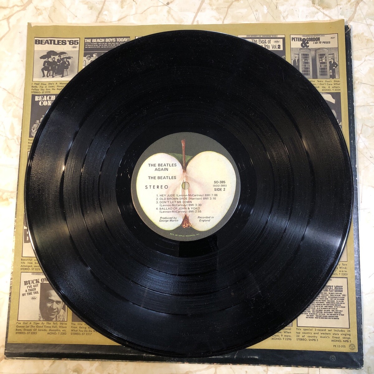初回米国/The Beatles Again LPレコード THE BEATLES Again / Hey Jude - 1970 1st Press Apple LP