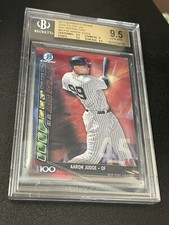 2017 Bowman Chrome Scouts Top 100 RED Refractor RC 5/5 Aaron Judge BTP45 BGS 9.5