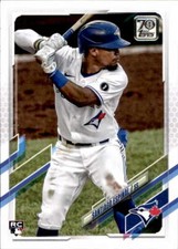 2021 Topps #243 Santiago Espinal Toronto Blue Jays Rookie Card -GotBaseballCards