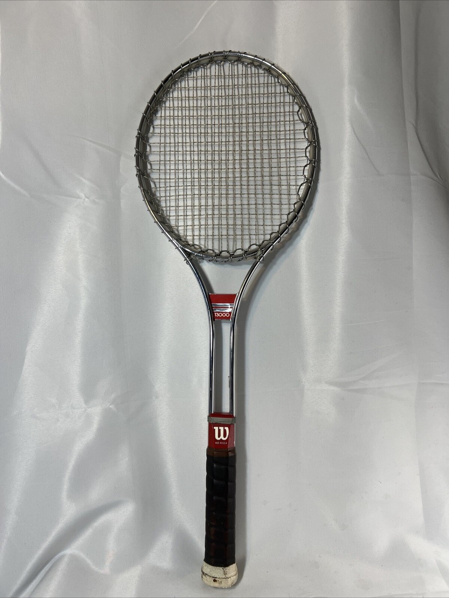 ウィルソン T3000 ヴィンテージ スチールラケット (希少モデル) Tennis Wilson T3000 Metal Tennis Racket Racquet 1970 Vintage Made