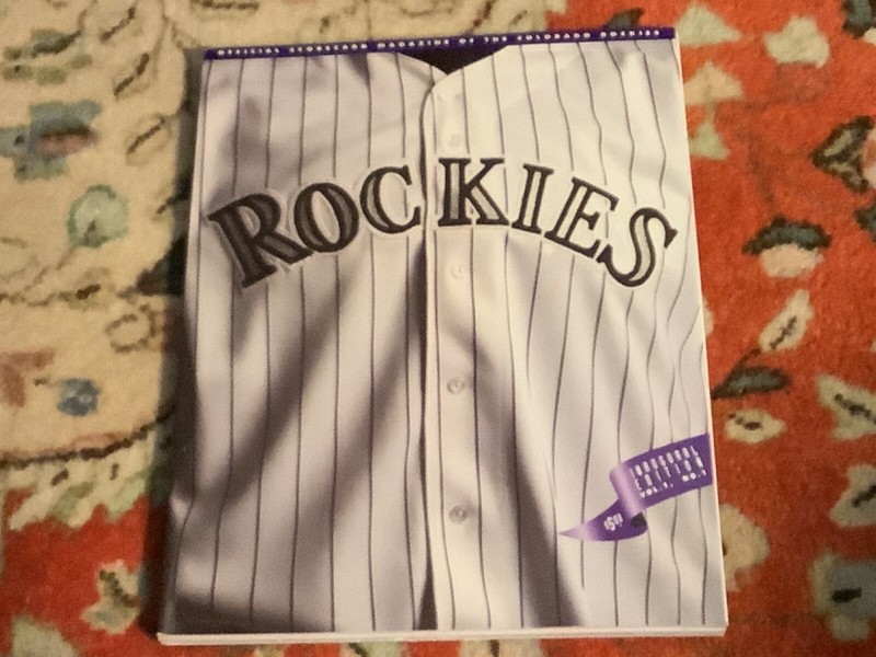1993 Colorado Rockies Inaugural Home Game Program, 1st Season vs Expos 4/9/1993