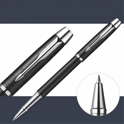 Excellent Parker IM Rollerball Pen Black Grid With 0.5mm Black Ink