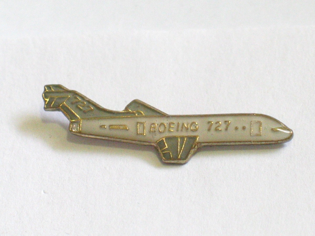 Boeing 727 Commercial Aircraft Pin , Vintage Lapel Pin | eBay