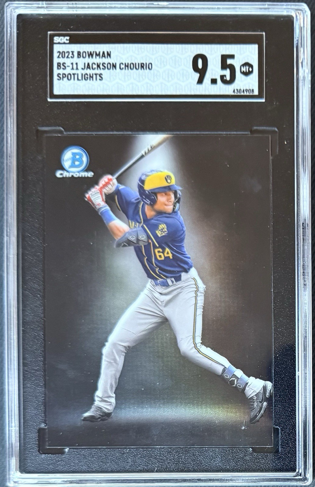 2023 Bowman Spotlights Jackson Chourio#BS-11 SGC 10