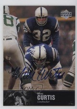 1997 Upper Deck NFL Legends Auto Mike Curtis #AL-95 Auto 0p1n