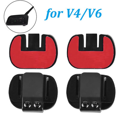 2PCS for EJEAS V6 Pro/3.5mm V4 PLUS  Mounting Clip Double-Sided Tape Base Motorc