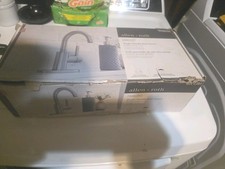 allen roth Harlow Single-Handle Bathroom Faucet Brushed Nickel w/ Drain