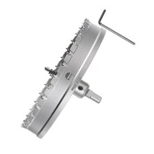 Hole Saw Kit 7.5" Dia Carbide Hole Cutter for Cutting Stainless Steel