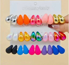 15 Pairs Womens Stud Earrings Crystal Dangle Drop Elegant Fashion Jewelry