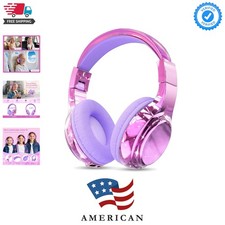 Kids Bluetooth Headphones, 60H Playtime, 74/85/94dB Safe Volume Limit, Metall...