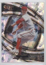 2020 Panini Select Premier Cracked Ice Prizm 16/25 Sonny Gray #111 0j4n