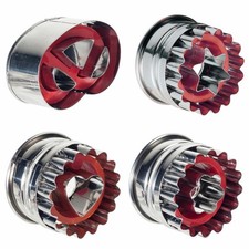 Westmark Ausstechformen-Set f&uuml;r Linzer-Kekse, 4-tlg., 4 unterschiedliche Motive