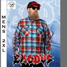 DIXXON FLANNEL x EXODUS Flannel Shirt Collab - Men's 2XL