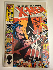 The Uncanny X-Men #211 Marvel Comics 1987 Wolverine X-Men Signed w/ COA