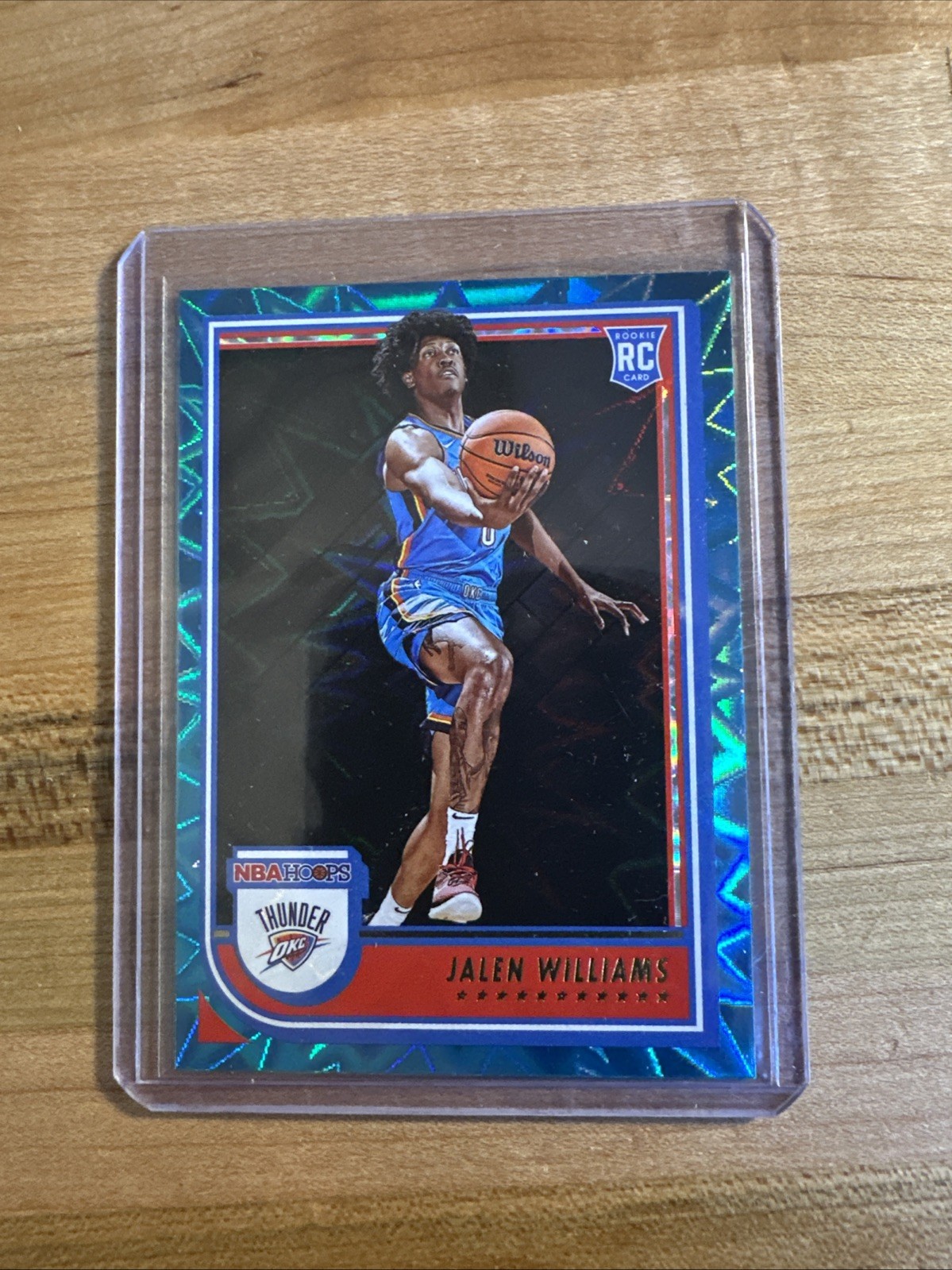 2022-23 Panini NBA Hoops Jalen Williams TEAL EXPLOSION #242 RC Rookie