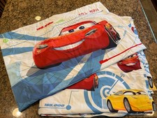 Disney Pixar Cars Lightning McQueen 1 Full Size 80 wide Sheet Pillow Case