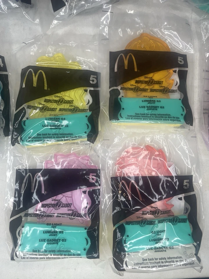 Inspector Gadget 2 McDonald’s Toys 2002, 2003 Full Set Of 9 - Image 2 of 4