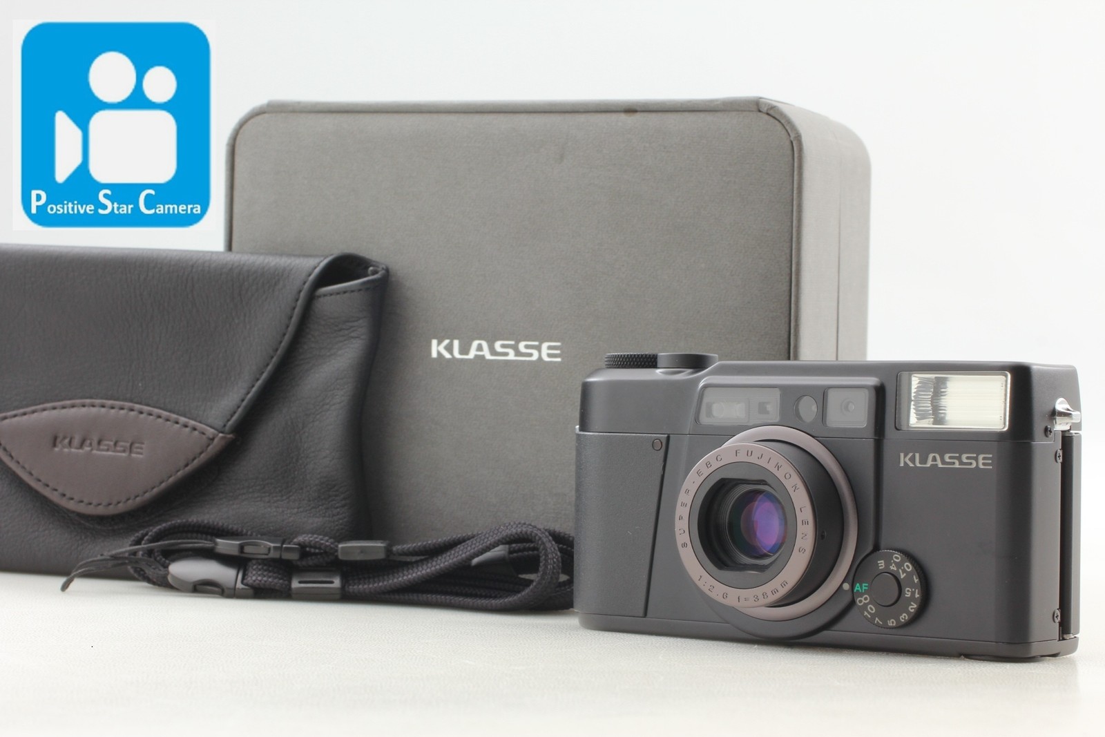 🎦VIDEO👀✨Unused✨Fujfilm Klasse Black 35mm Film Camera From JAPAN