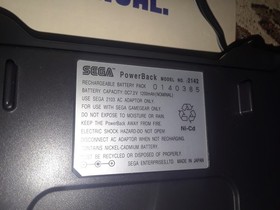Vtg SEGA NIB 1994 Game Gear PowerBack Rechargeable Battery Pack & AC Adapter A+