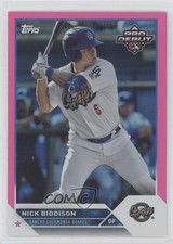 2023 Topps Pro Debut Fuchsia Foil 64/199 Nick Biddison #PD-176 2t9
