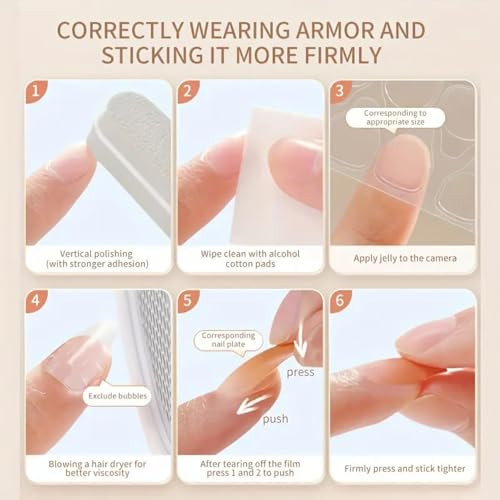 White French Tip Press On Nails Almond Short Fake Nails with Red Bow Design A35 - Picture 7 of 7