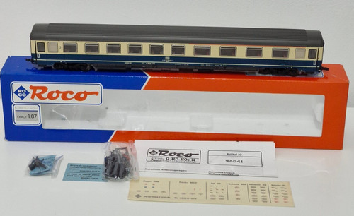 Roco 44641 H0 vagón de gran capacidad, vagón de tren rápido 1/2 clase la DB, exacto 1:87 embalaje original | Zustand: Gebraucht