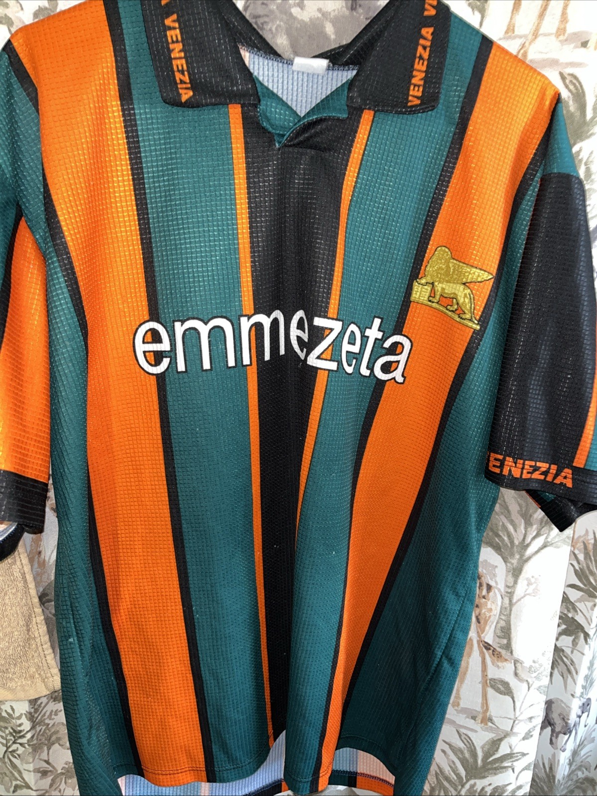 Vintage Venezia Italian FC Soccer Jersey # 10 Ganz Venice Team Men Large READ