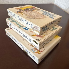 Masterpiece Final Fantasy Famicom All 3 Title Set Square