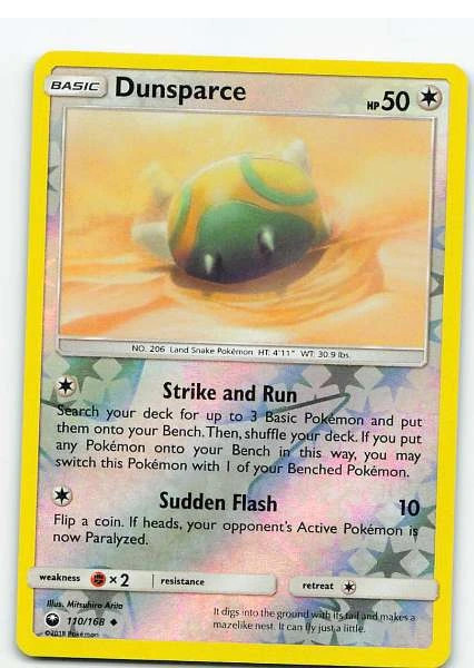 Dunsparce 110/168 Celestial Storm Common NM Pokemon TCG