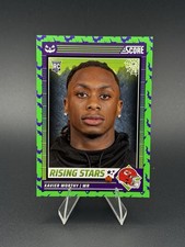 2024 Panini Score-A-Treat - Rising Stars Xavier Worthy #50 Green Bats (RC)