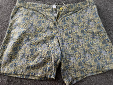 Next Linen Floral Shorts Size 18