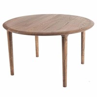 Rund Esstisch Aus Massivem Holz In Modernem Design