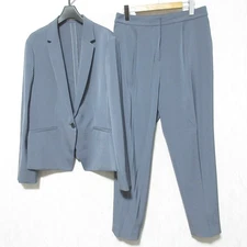 ICB Tailored Jacket and Pants Suit, Matching Set, Size 42, Gray Women USED