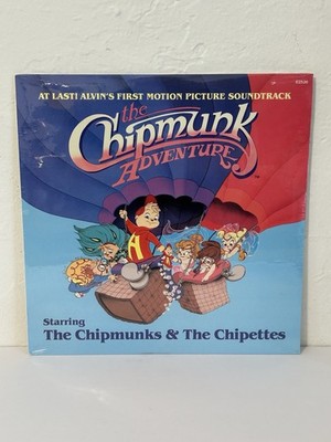 The Chipmunk Adventure Soundtrack LP Vinyl Buena Vista SEALED NOS 1987 Original