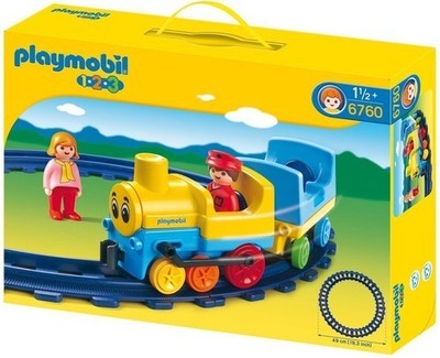 Playmobil Toy 1.2.3 Push & Pull Train 6760   Brand New   Discontinued