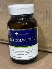 Gundry MD Bio Complete 3 Supplement 60 Capsules Optimal Gut Health ( New )