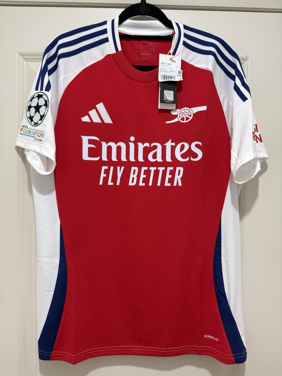Trossard #19 Mens LARGE Adidas Arsenal Home UCL Jersey | eBay